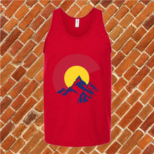 Load image into Gallery viewer, Colorado Flag in Mountains Unisex Tank Top