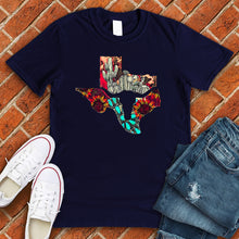 Load image into Gallery viewer, Floral Hidden Long Horn Tee