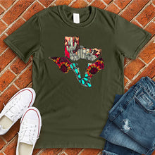 Load image into Gallery viewer, Floral Hidden Long Horn Tee