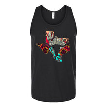 Load image into Gallery viewer, Floral Hidden Long Horn Unisex Tank Top