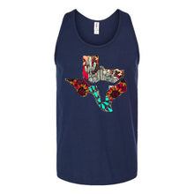 Load image into Gallery viewer, Floral Hidden Long Horn Unisex Tank Top
