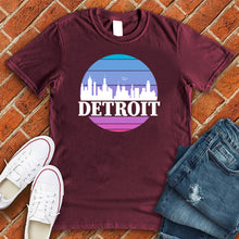 Load image into Gallery viewer, Detroit Sunset Skyline Tee