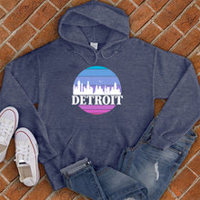 Load image into Gallery viewer, Detroit Sunset Skyline Hoodie