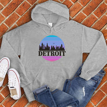 Load image into Gallery viewer, Detroit Sunset Skyline Hoodie