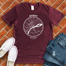 Load image into Gallery viewer, Detroit Map Tee