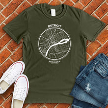 Load image into Gallery viewer, Detroit Map Tee