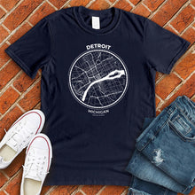 Load image into Gallery viewer, Detroit Map Tee