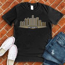 Load image into Gallery viewer, Detroit Gold Skyline Tee