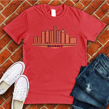 Load image into Gallery viewer, Detroit Gold Skyline Tee
