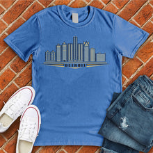 Load image into Gallery viewer, Detroit Gold Skyline Tee