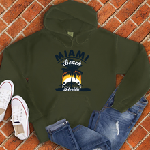 Load image into Gallery viewer, Miami Beach Palm Tree Hoodie