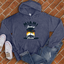 Load image into Gallery viewer, Miami Beach Palm Tree Hoodie