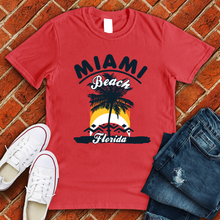 Load image into Gallery viewer, Miami Beach Palm Tree Tee