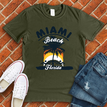 Load image into Gallery viewer, Miami Beach Palm Tree Tee