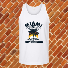 Load image into Gallery viewer, Miami Beach Palm Tree Unisex Tank Top