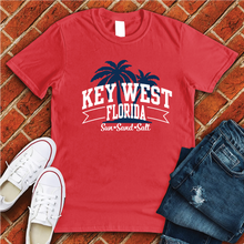 Load image into Gallery viewer, Key West Sun Sand Salt Tee