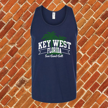 Load image into Gallery viewer, Key West Sun Sand Salt Unisex Tank Top