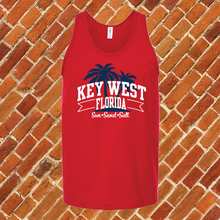 Load image into Gallery viewer, Key West Sun Sand Salt Unisex Tank Top
