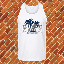 Load image into Gallery viewer, Key West Sun Sand Salt Unisex Tank Top