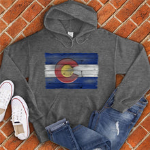 Load image into Gallery viewer, Wooden Colorado Flag Hoodie