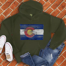 Load image into Gallery viewer, Wooden Colorado Flag Hoodie