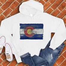 Load image into Gallery viewer, Wooden Colorado Flag Hoodie