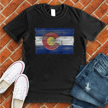 Load image into Gallery viewer, Wooden Colorado Flag Tee