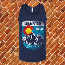 Load image into Gallery viewer, Denver Colorado Flag Unisex Tank Top