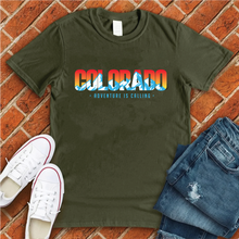 Load image into Gallery viewer, Colorado Adventure is Calling Tee