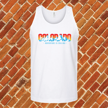 Load image into Gallery viewer, Colorado Adventure is Calling Unisex Tank Top