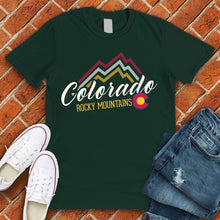 Load image into Gallery viewer, Rocky Mountain Colorado Flag Tee