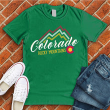Load image into Gallery viewer, Rocky Mountain Colorado Flag Tee