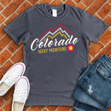 Load image into Gallery viewer, Rocky Mountain Colorado Flag Tee