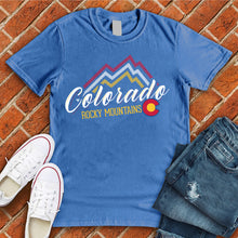Load image into Gallery viewer, Rocky Mountain Colorado Flag Tee