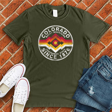 Load image into Gallery viewer, Geometric Colorado Badge Tee