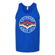 Load image into Gallery viewer, Geometric Colorado Badge Unisex Tank Top