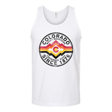 Load image into Gallery viewer, Geometric Colorado Badge Unisex Tank Top