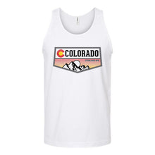 Load image into Gallery viewer, Colorado Sunset Badge Unisex Tank Top