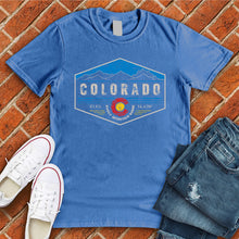 Load image into Gallery viewer, Colorado Hexagon Badge Tee