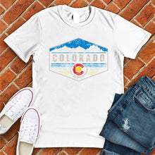 Load image into Gallery viewer, Colorado Hexagon Badge Tee