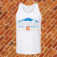 Load image into Gallery viewer, Colorado Hexagon Badge Unisex Tank Top