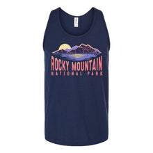 Load image into Gallery viewer, Coral Rocky Mountains Unisex Tank Top