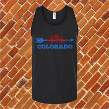 Load image into Gallery viewer, Colorado Floral Arrow Unisex Tank Top