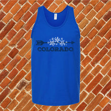 Load image into Gallery viewer, Colorado Floral Arrow Unisex Tank Top
