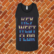 Load image into Gallery viewer, Key West Flor Unisex Tank Top