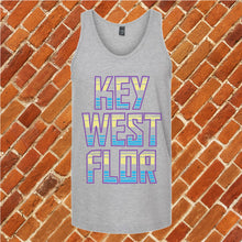 Load image into Gallery viewer, Key West Flor Unisex Tank Top