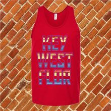 Load image into Gallery viewer, Key West Flor Unisex Tank Top