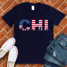 Load image into Gallery viewer, CHI American Flag Tee