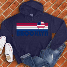 Load image into Gallery viewer, Brooklyn American Flag Rainbow Hoodie