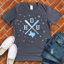 Load image into Gallery viewer, HOU SnowFall Bat Tee